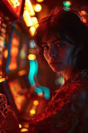 Sảnh casino trực tuyến vic88 với bàn baccarat và dealer người thật đang phát bài